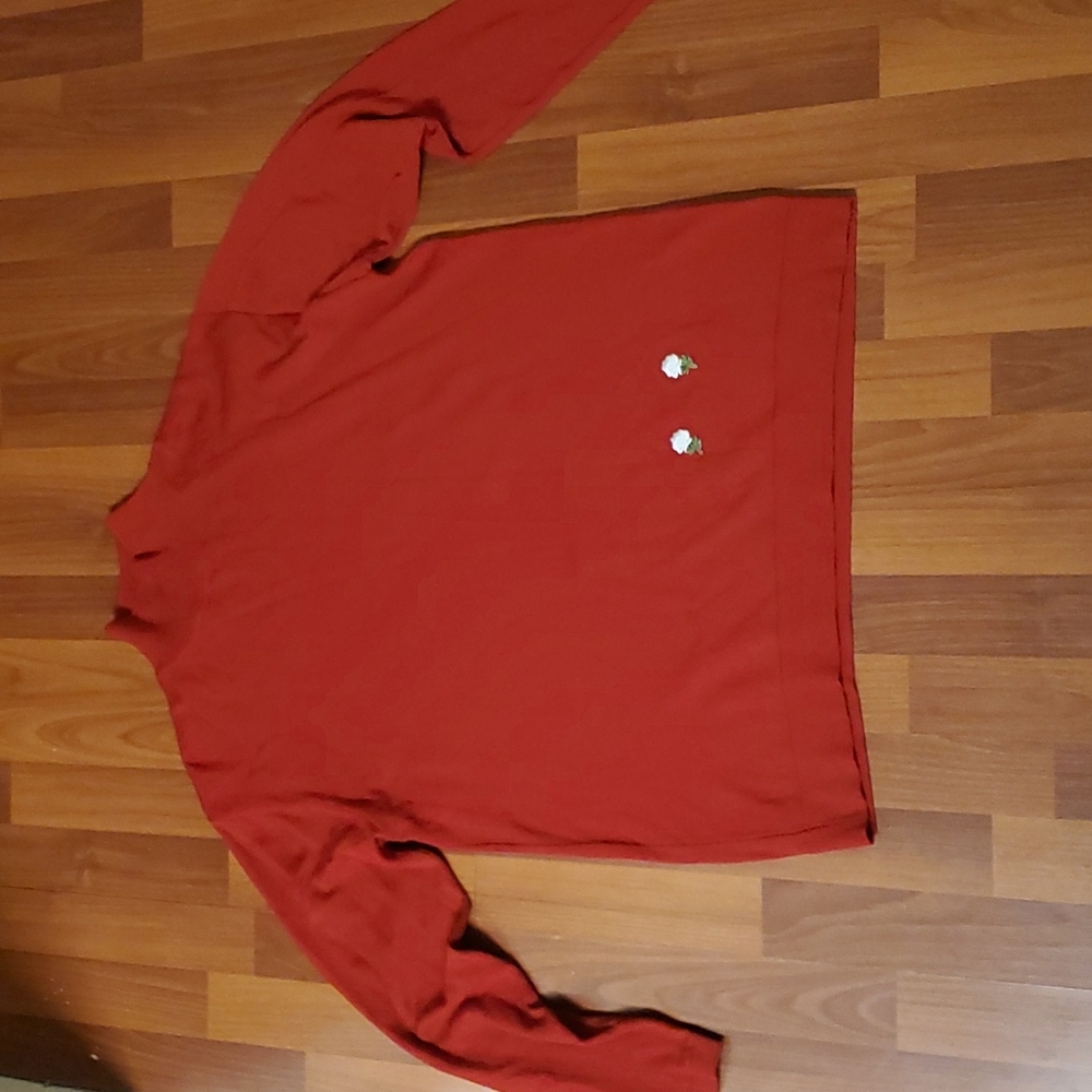 Roberta Freymann vintage wool red sweater size large
